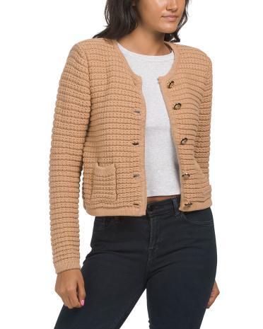 Ladylike Textured Blazer for Women Product Image