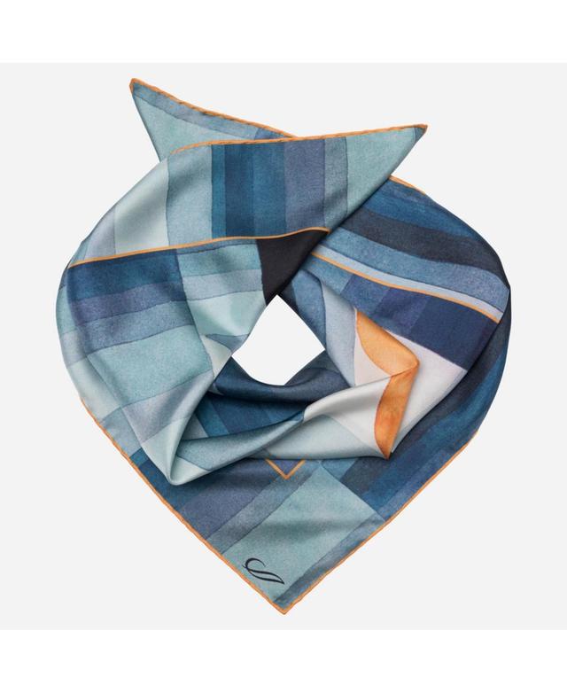 Elizabetta Mens The Harbinger of Autumn - Hand Rolled Silk Neckerchief for Men Product Image