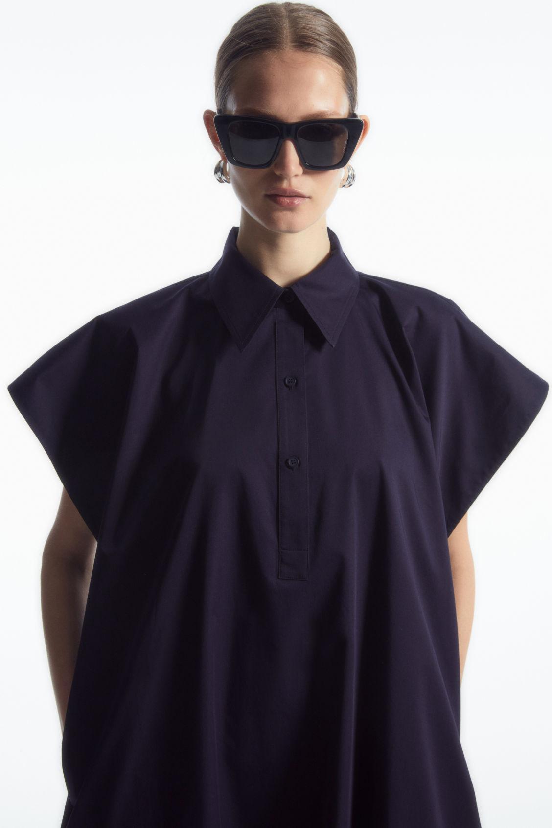 OVERSIZED MIDI SHIRT DRESS Product Image