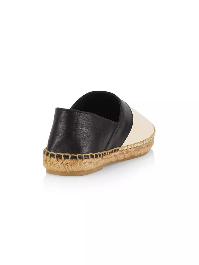 Colorblocked Leather Espadrilles Product Image