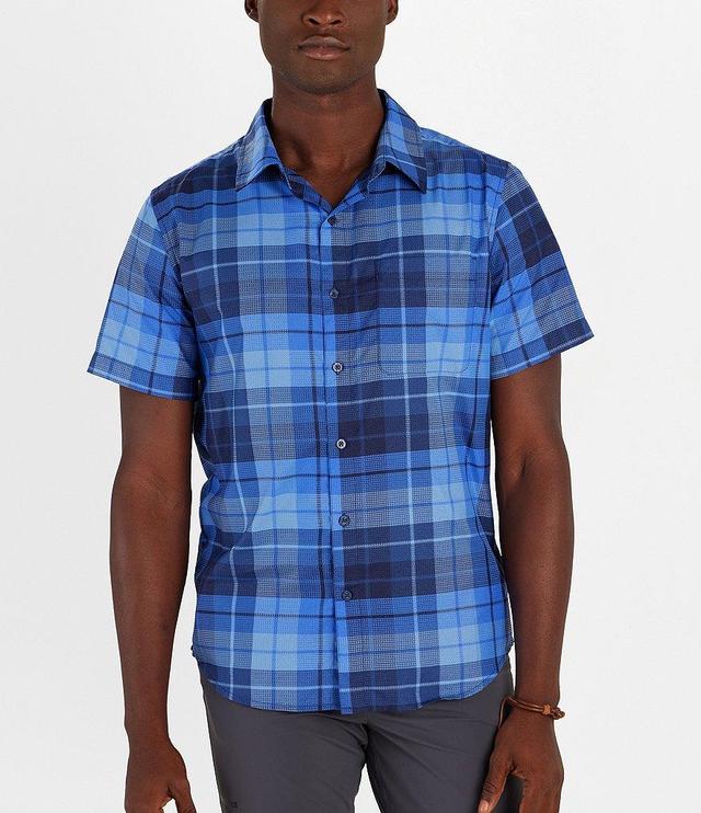 Marmot Aerobora Short-Sleeve Plaid Woven Shirt Product Image