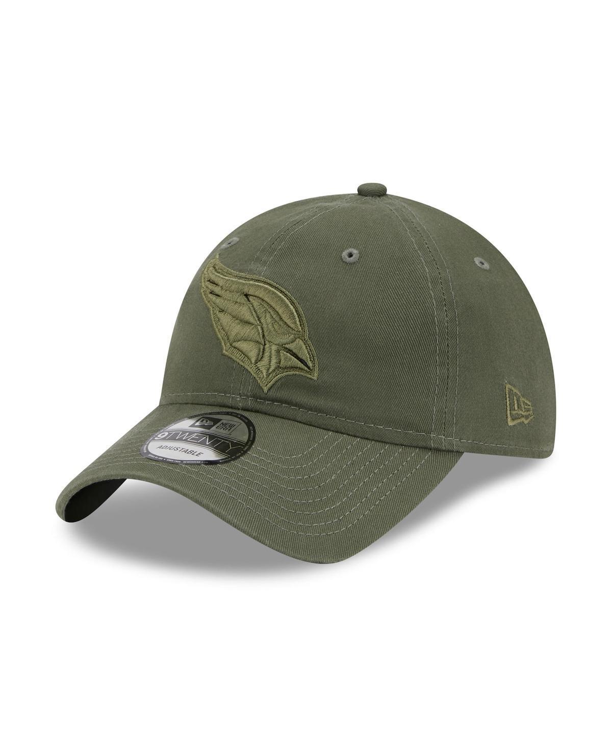 Mens New Era Olive Arizona Cardinals Core Classic 2.0 Tonal 9TWENTY Adjustable Hat Product Image