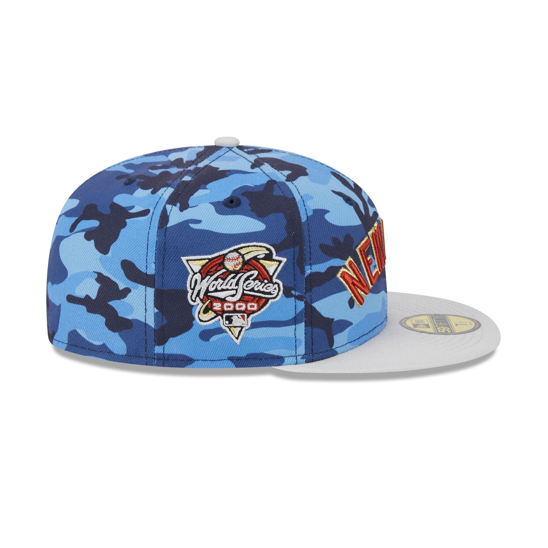 New York Yankees Blue Camo 59FIFTY Fitted Hat Male Product Image