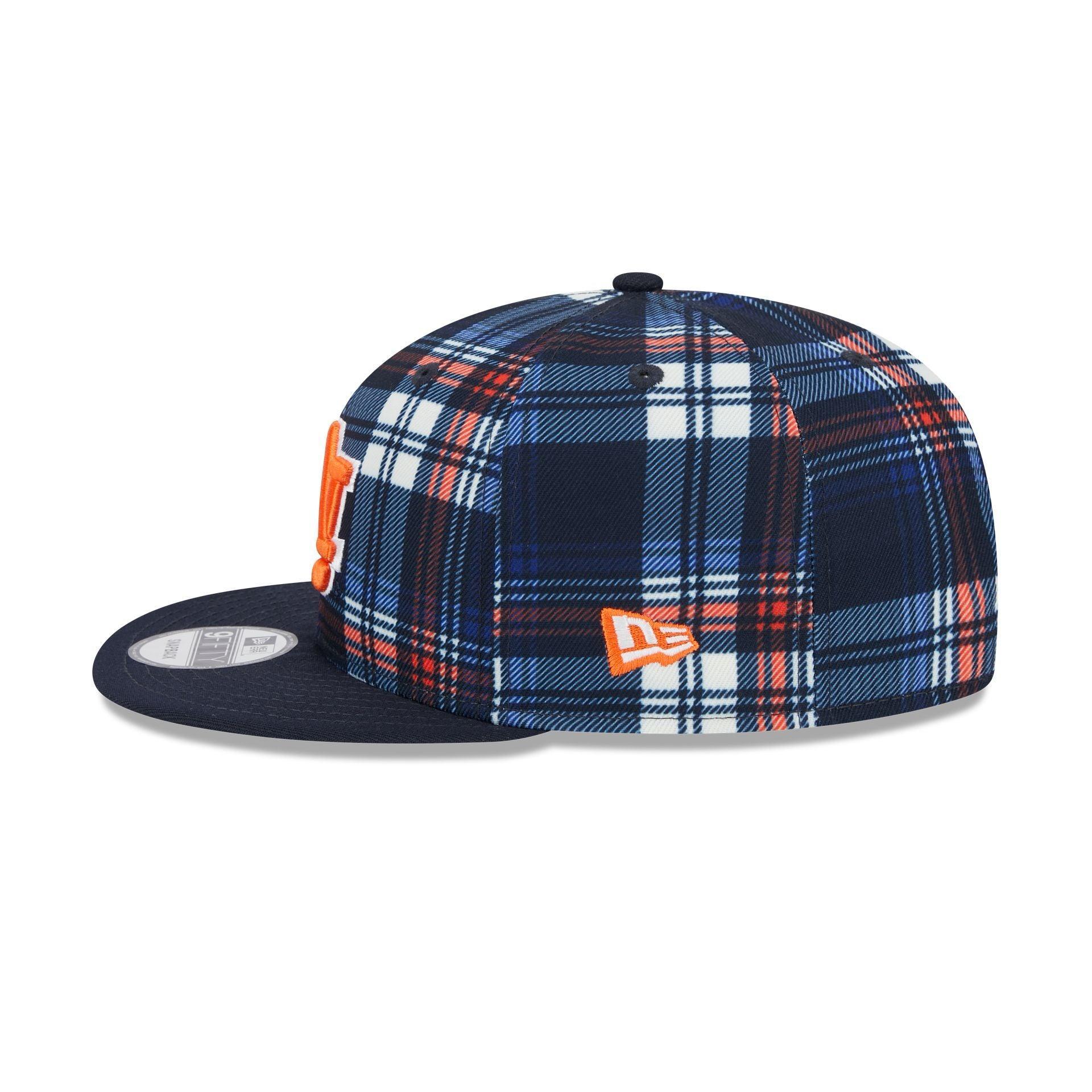 Auburn Tigers Plaid 9FIFTY Snapback Hat Male Product Image