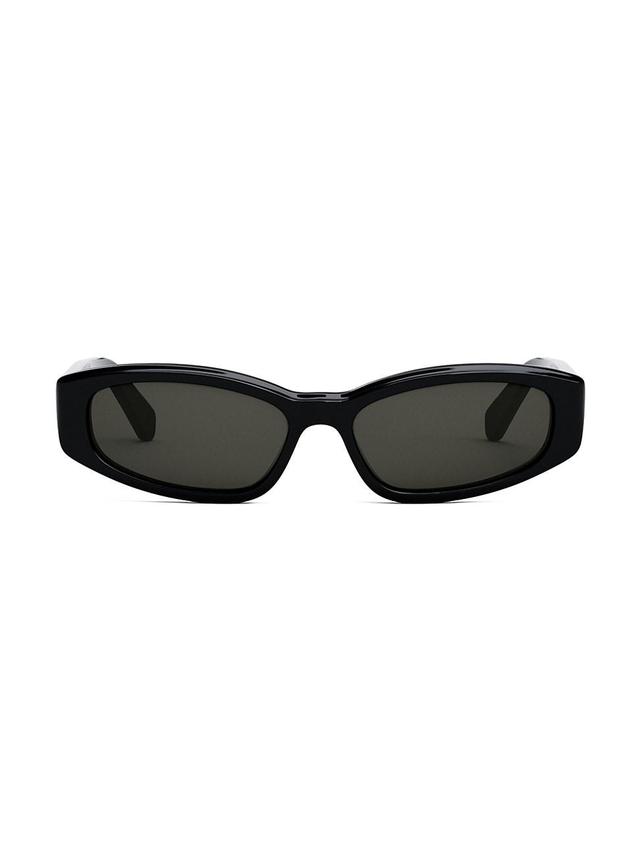 Womens 58MM Rectangular Sunglasses Product Image