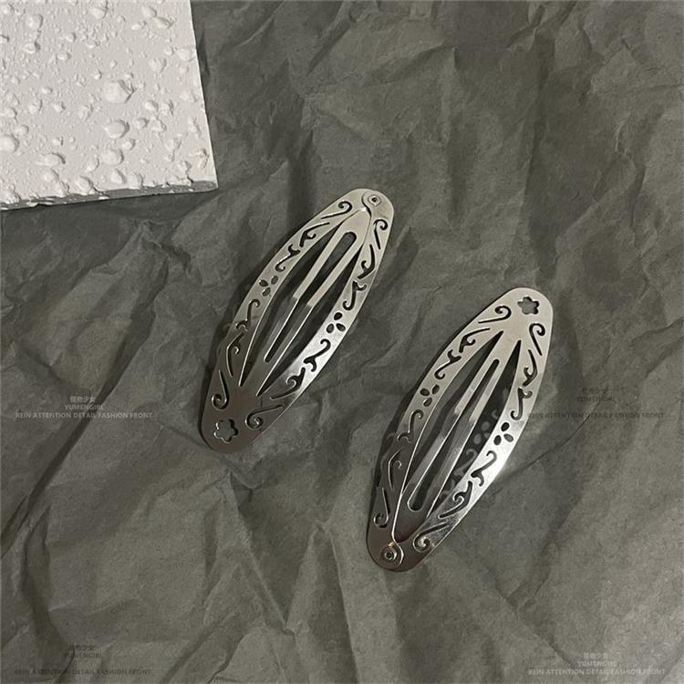 Cutout Alloy Hair Clip Product Image