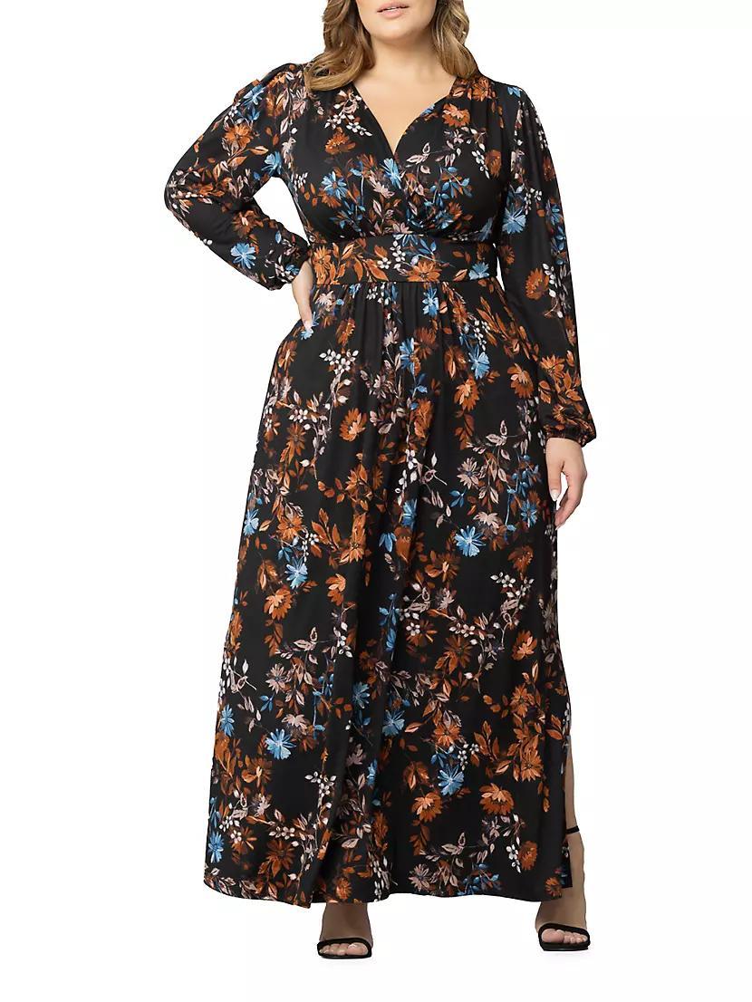 Kelsey Long-Sleeve Maxi Dress Product Image