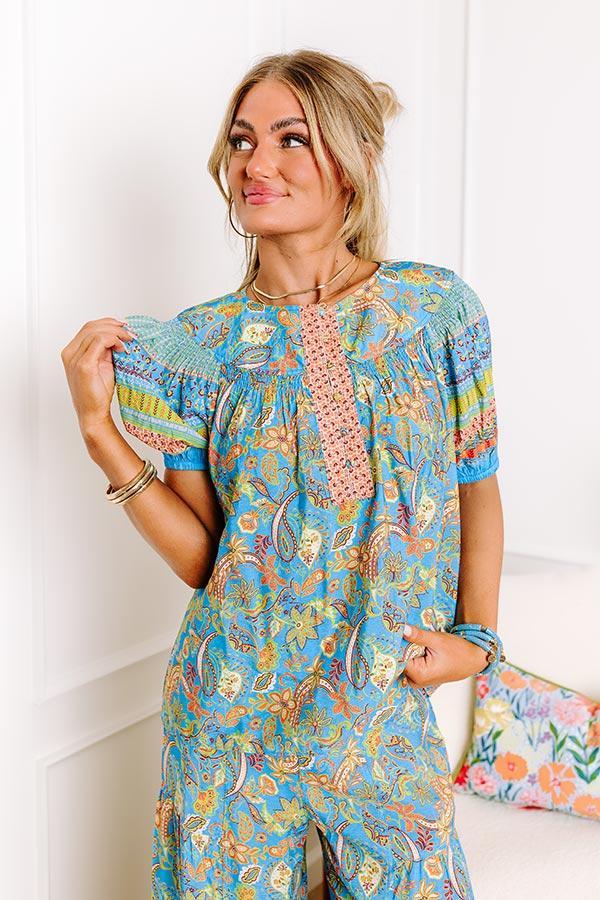 Feeling Boho Floral Shift Top Product Image