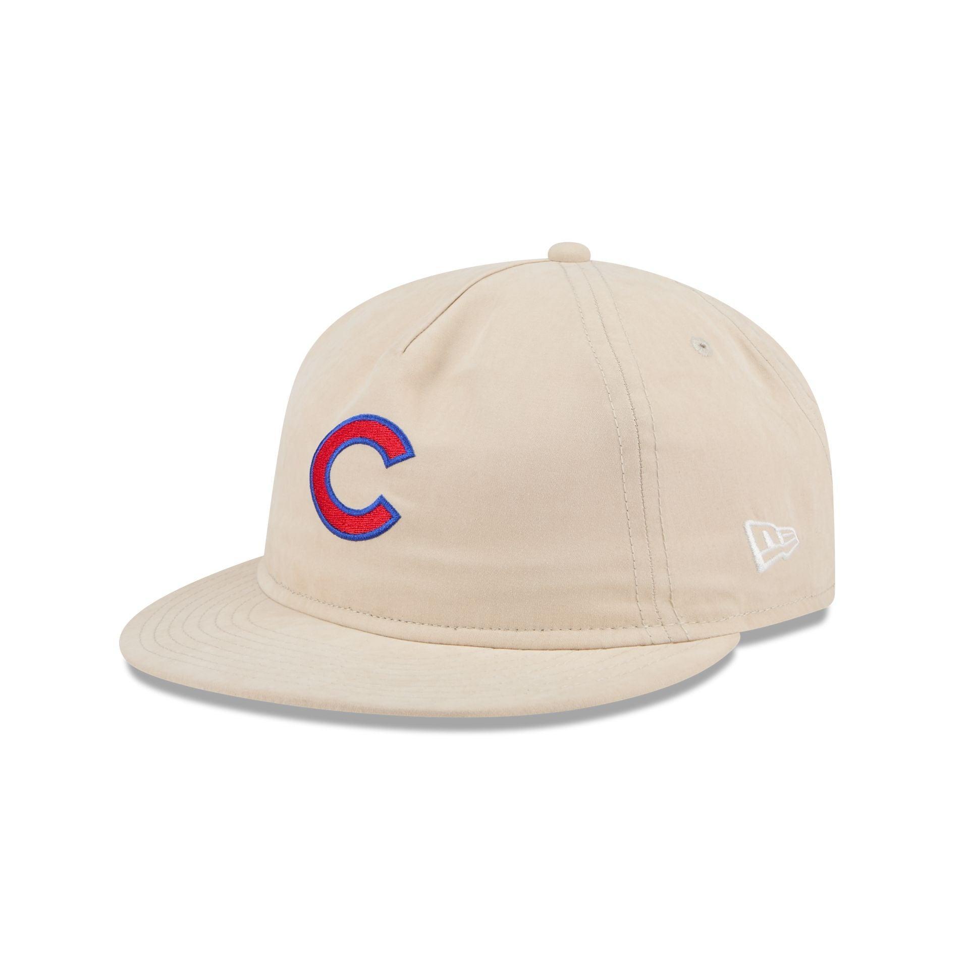 Chicago Cubs Brushed Nylon Retro Crown 9FIFTY Adjustable Hat Male Product Image