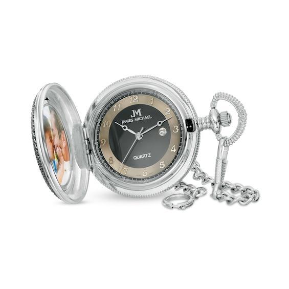 Men's James Michael Pocket Watch with Black Dial (Model: Pda181007) Product Image