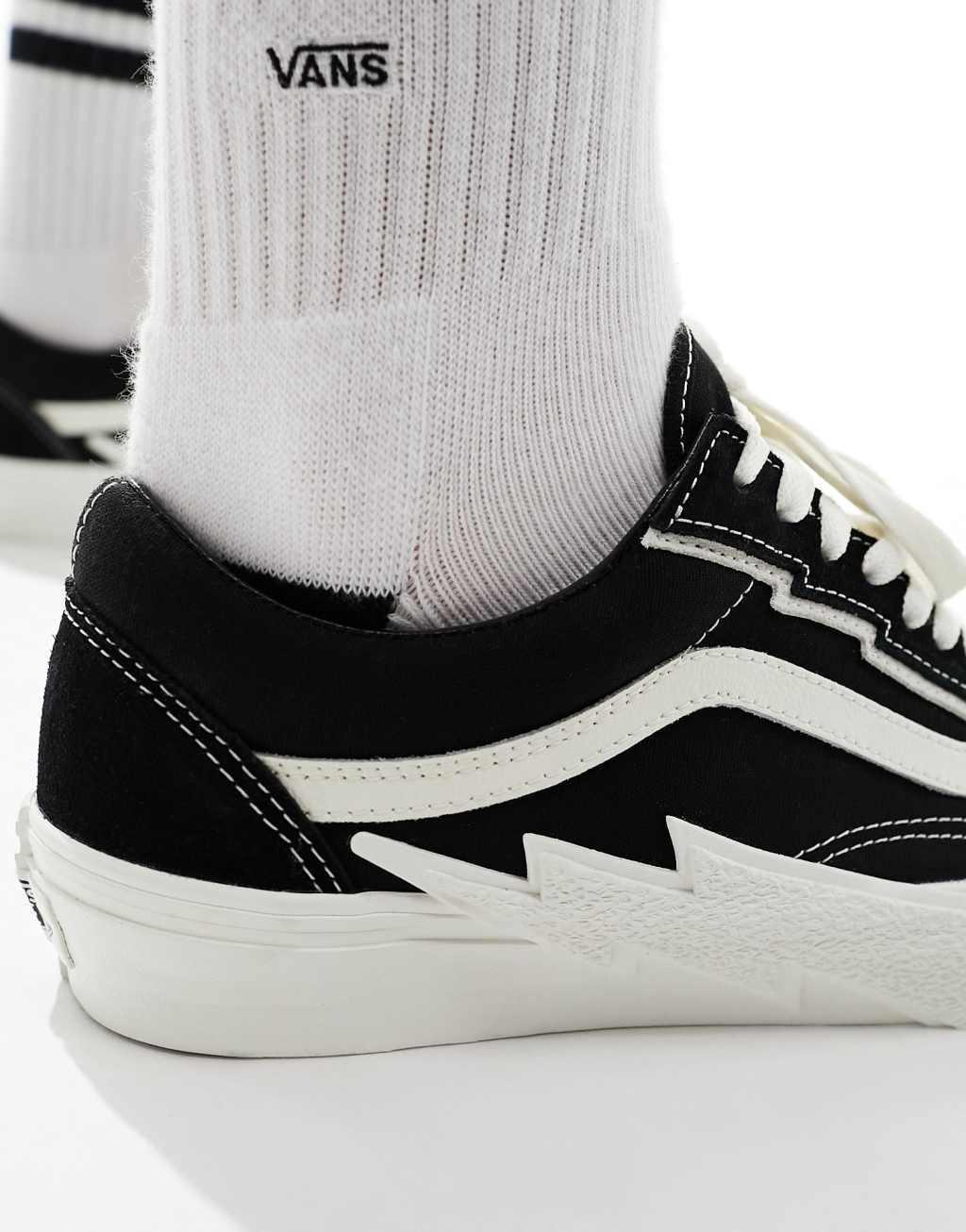 Vans Old Skool Bolt sneakers in black & white Product Image