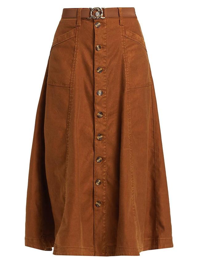 Womens The Lila Midi-Skirt Product Image