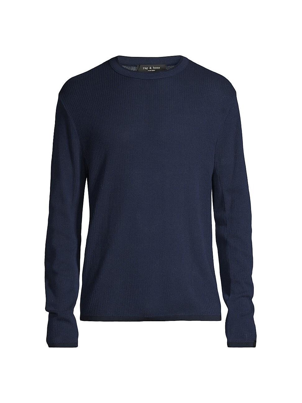 Mens Harvey Cotton-Blend Crewneck Sweater Product Image