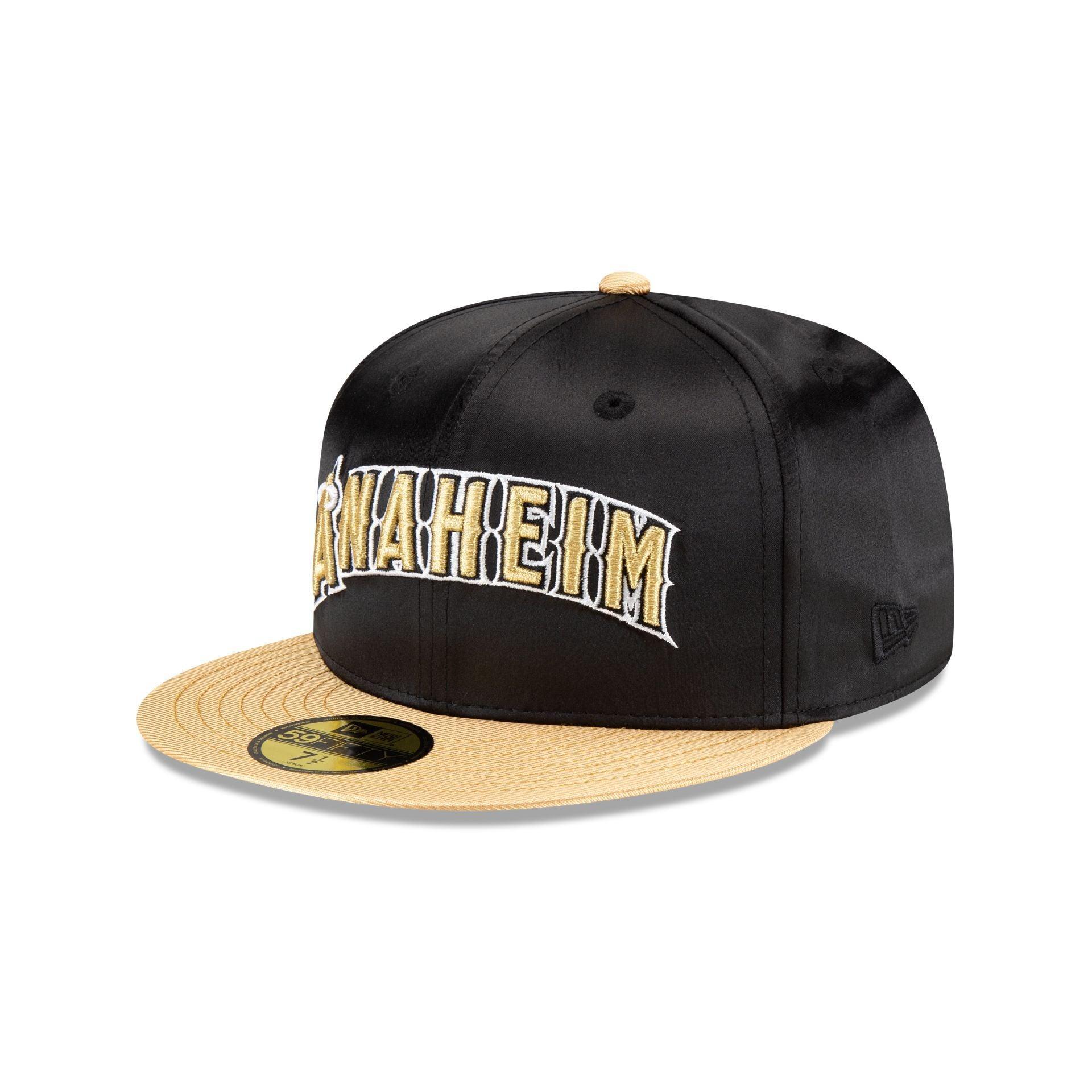 Los Angeles Angels Metallic Gold 59FIFTY Fitted Hat Male Product Image