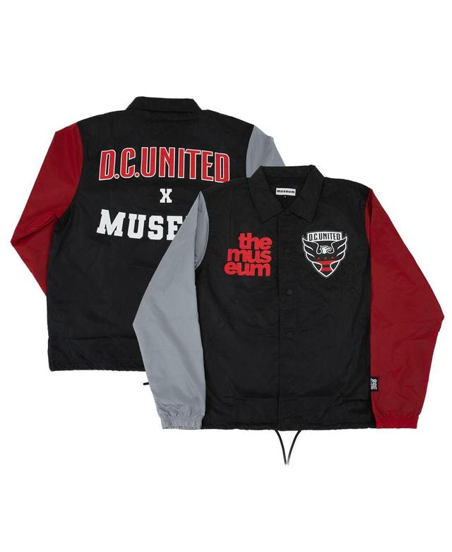 The Museum Mens x D.c. United Black Full-Snap Coaches Jacket Product Image