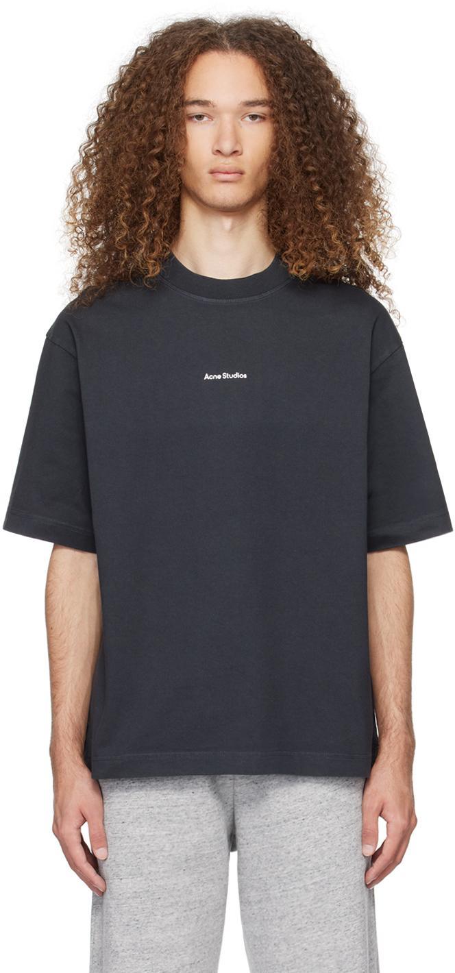 Black Printed T-shirt In 900 Black Product Image