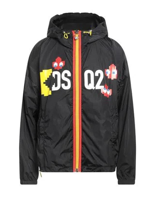 DSQUARED2 Man Jacket Black Size L Polyamide Product Image