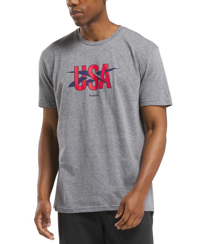 Reebok Mens Usa Graphic Regular-Fit T-Shirt Product Image