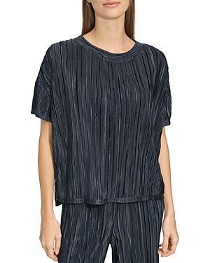 Marc New York Short Sleeve Plisse Top Product Image