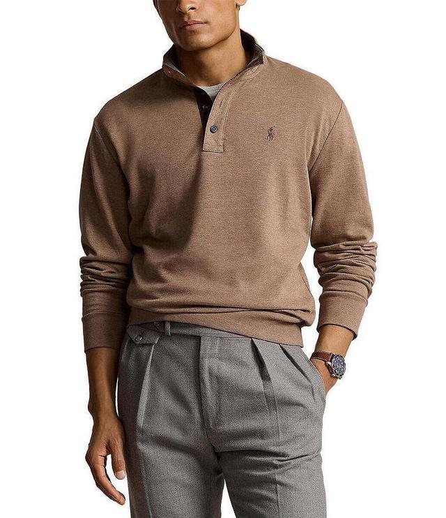 Polo Ralph Lauren Luxury Jersey Mockneck Pullover Product Image