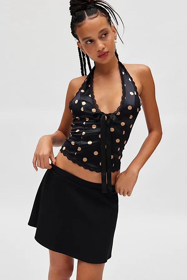 Urban Outfitters UO Scuba Skater Mini Skirt Womens at Urban Outfitters Product Image