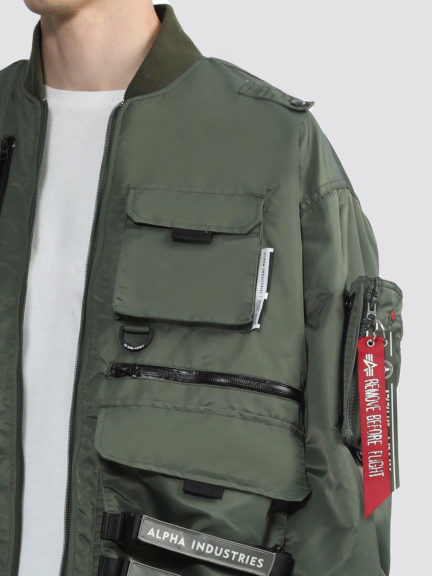 ALPHA X IZZUE UTILITY MA-1 JACKET Product Image