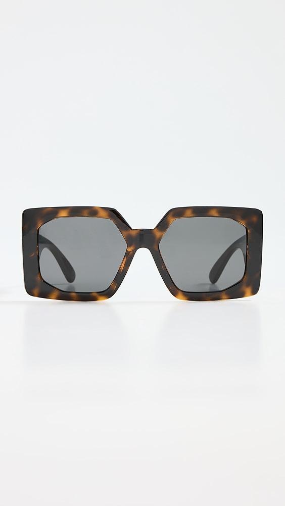 Versace Medusa Biggie Maxi Sunglasses | Shopbop Product Image