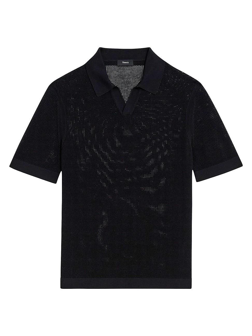 Mens Cairn Knit Polo Shirt Product Image