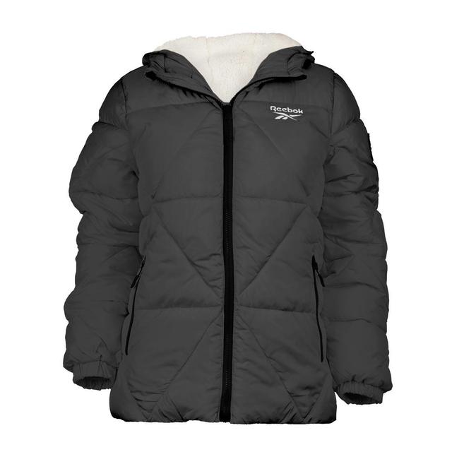 Reebok Women's Puffer Jacket with Sherpa Lining Product Image