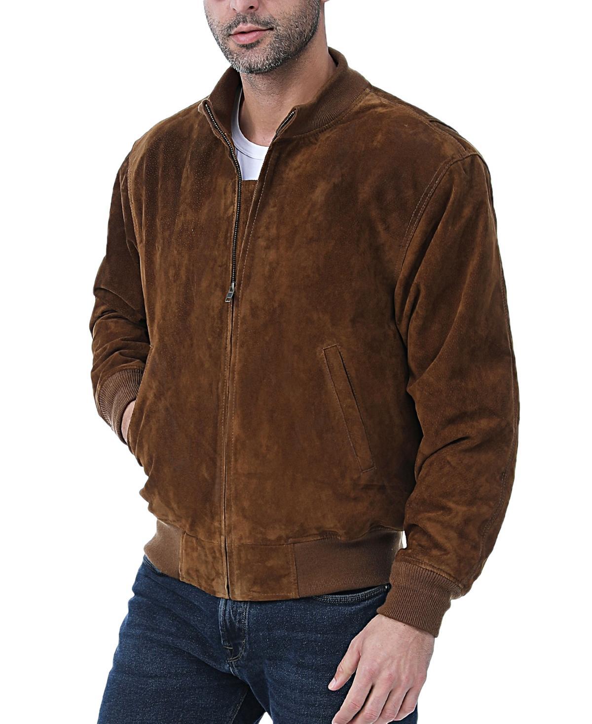 Landing Leathers Men Wwii Suede Leather Tanker Jacket - Tall Product Image