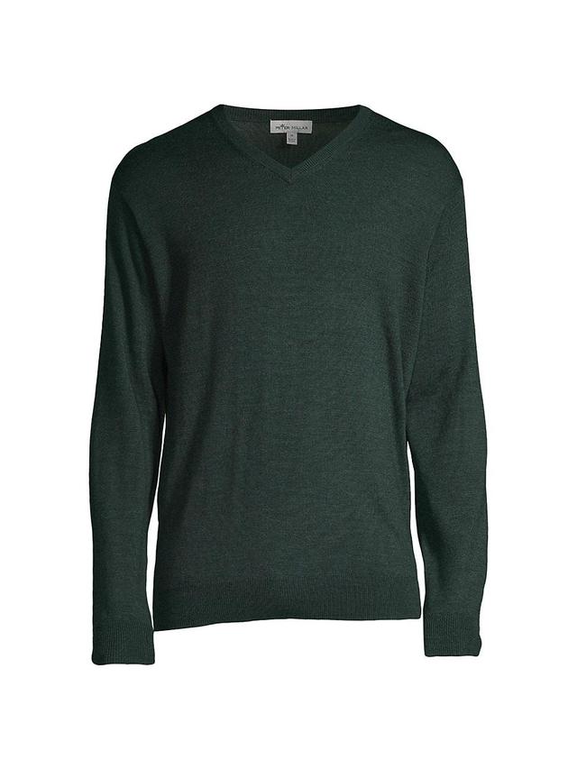 Mens Crown Soft V-Neck Sweater Product Image