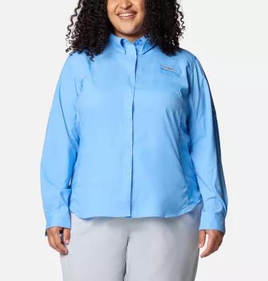 Columbia Womens PFG Tamiami II Long Sleeve Shirt - Plus Size- Product Image