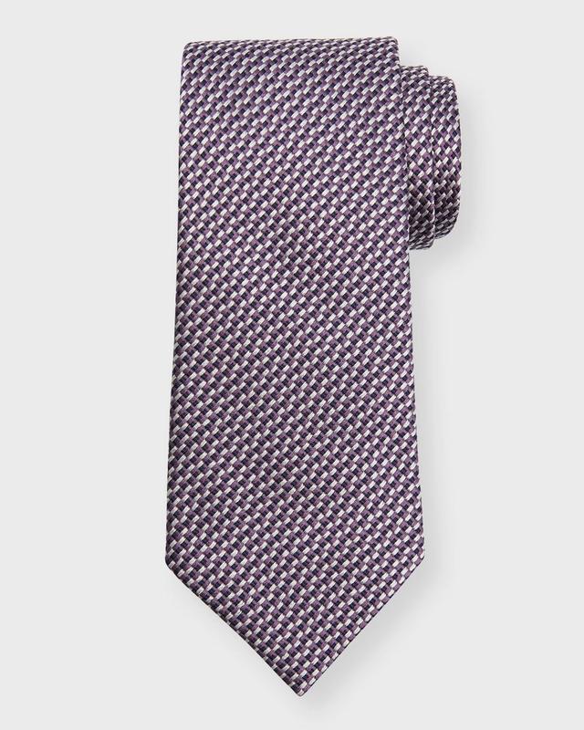 ZEGNA TIES Brera Ivy Stripe Silk Tie Product Image