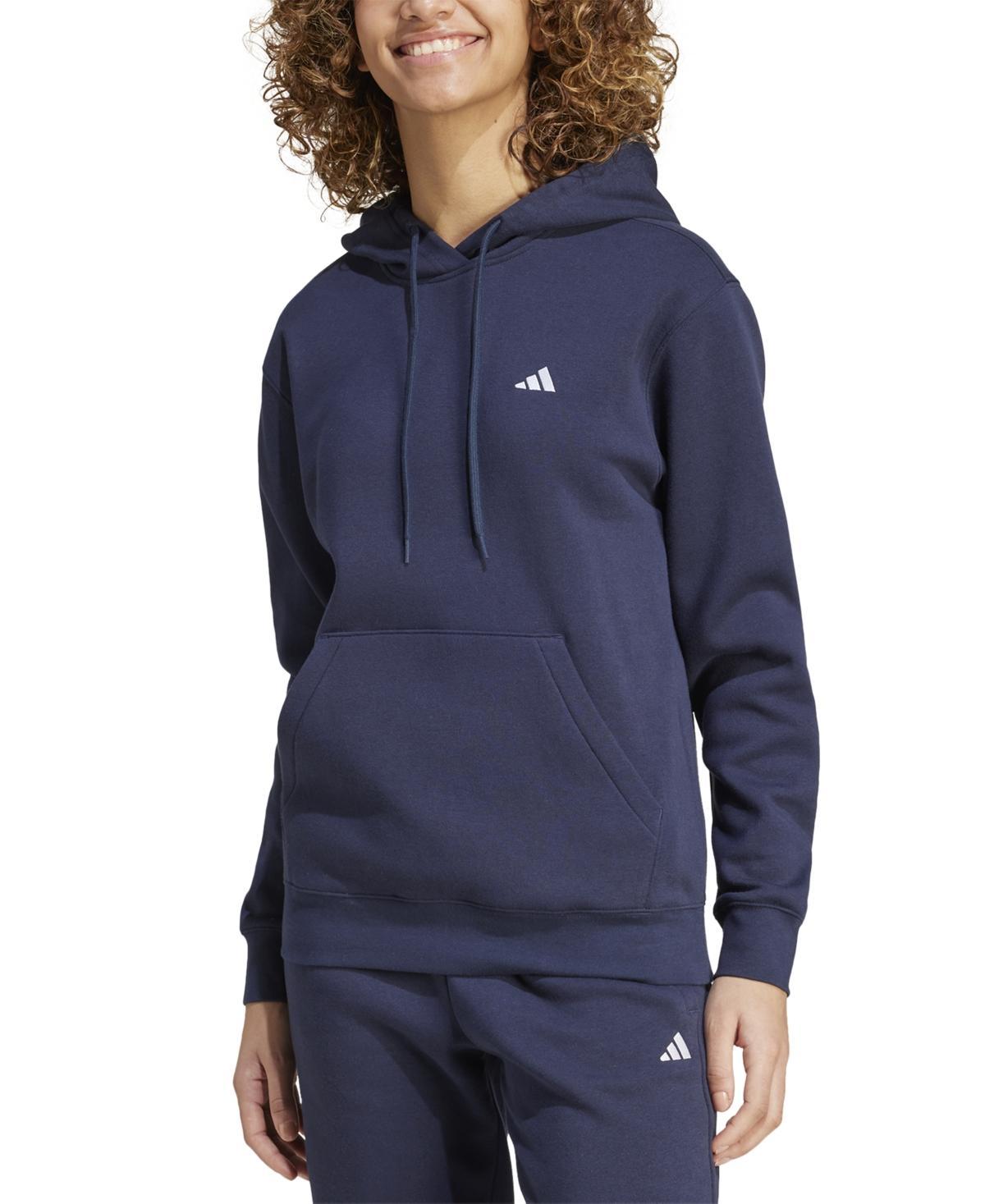 adidas Womens Logo Feel Cozy Fleece Hoodie Product Image