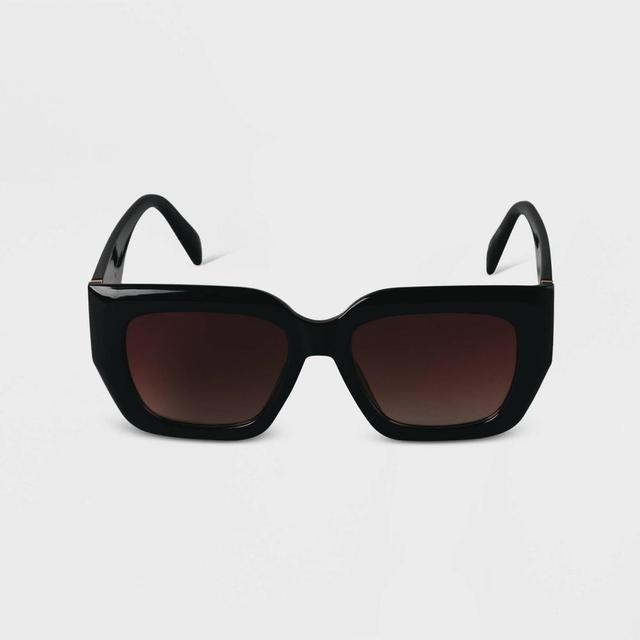 Womens Plastic Angular Square Sunglasses - A New Day Product Image