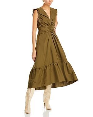 Womens Kris Stretch Cotton Midi-Dress Product Image