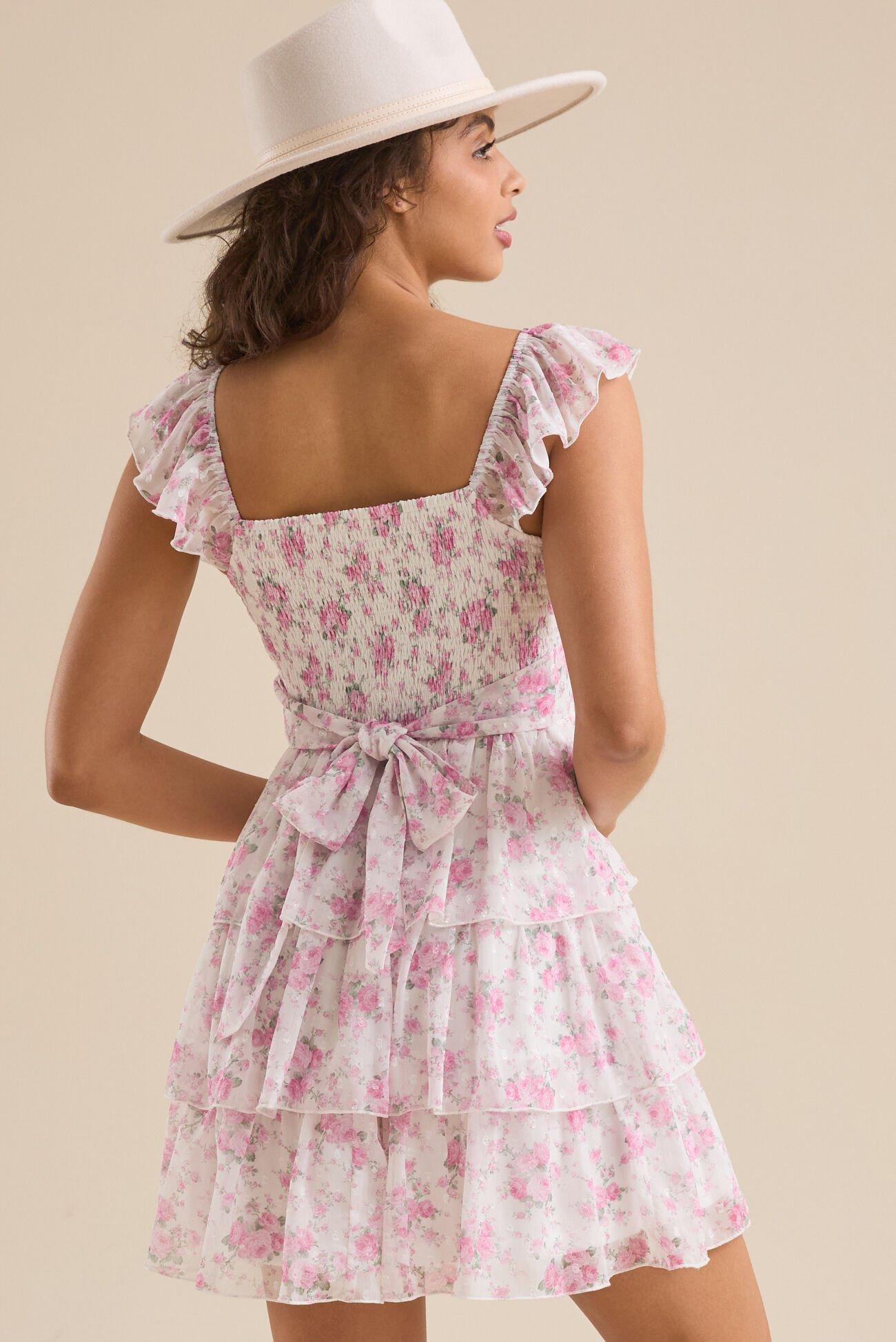 Lizzie Floral Mini Dress Product Image