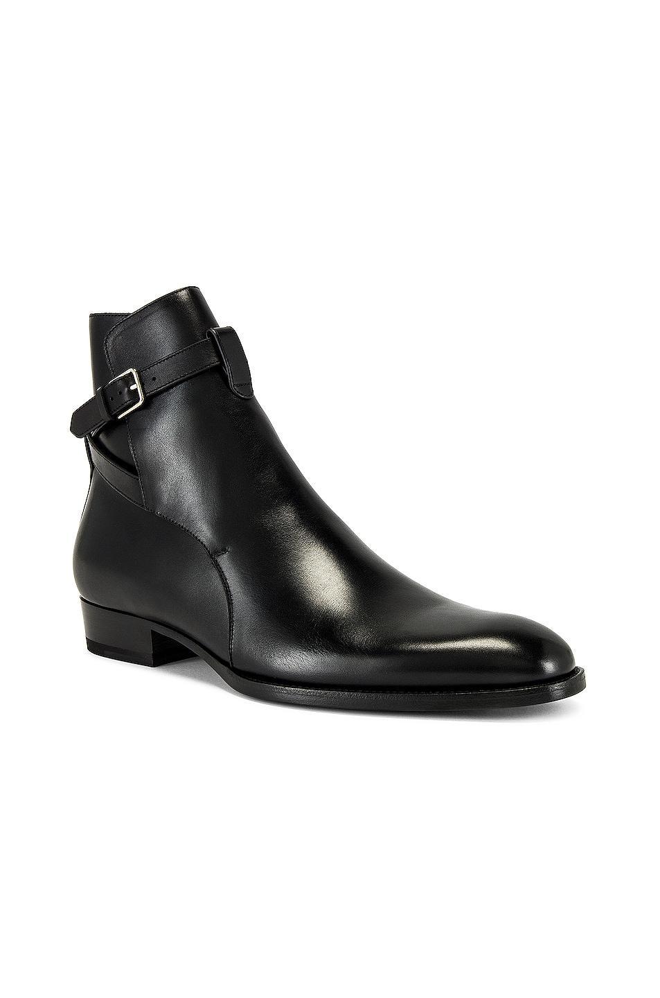 Saint Laurent Wyatt 30 Boot in Black Product Image