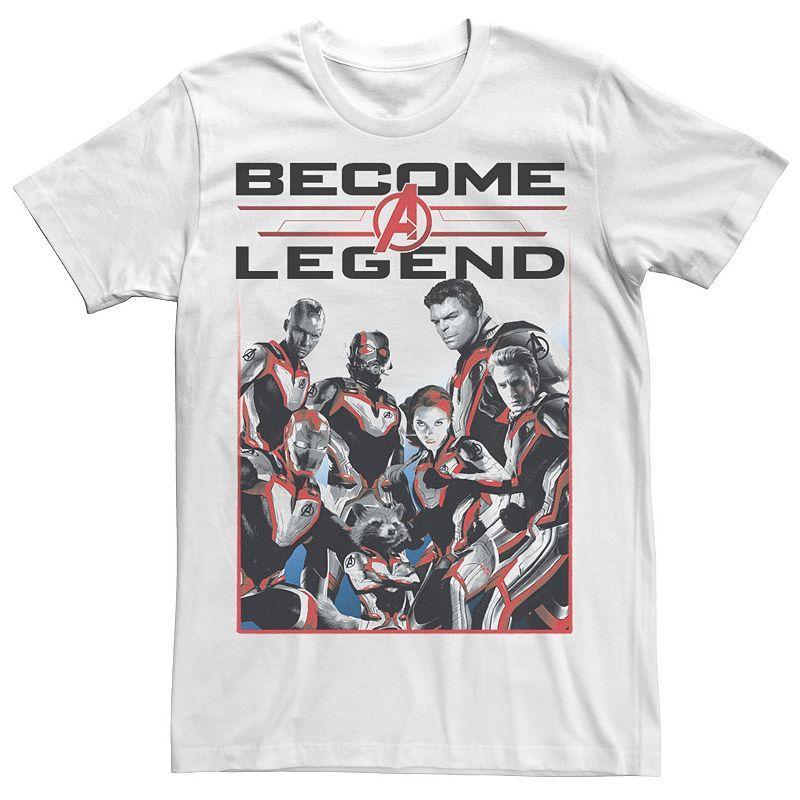 Marvel Mens Avengers Endgame Become a Legend, Short Sleeve T-shirt Product Image