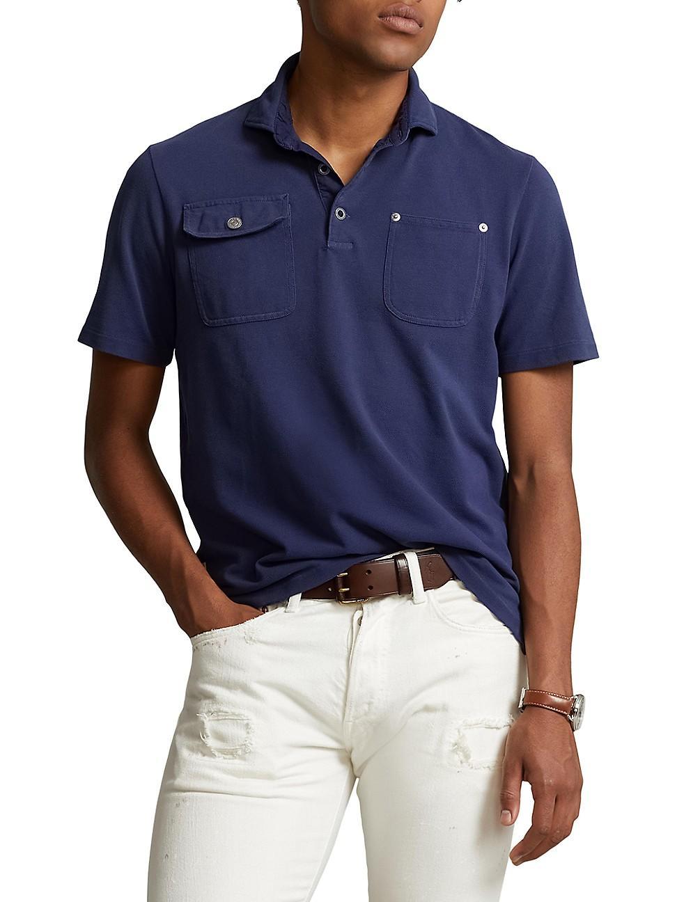 Mens Cotton Dual Pocket Shirt Product Image