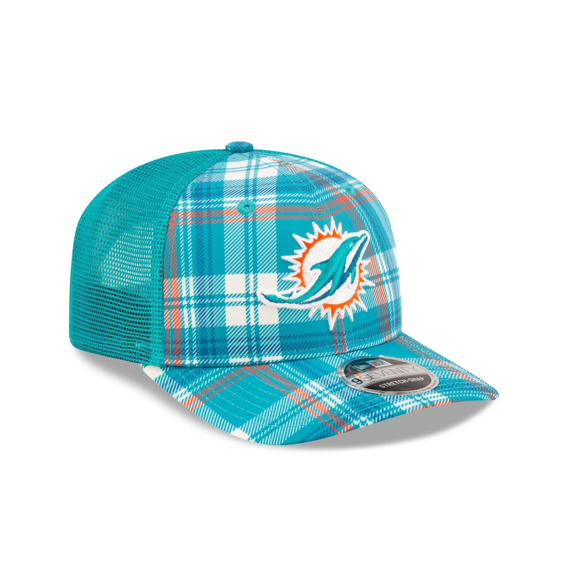 Miami Dolphins 2024 Sideline Statement 9SEVENTY Stretch-Snap Hat Male Product Image