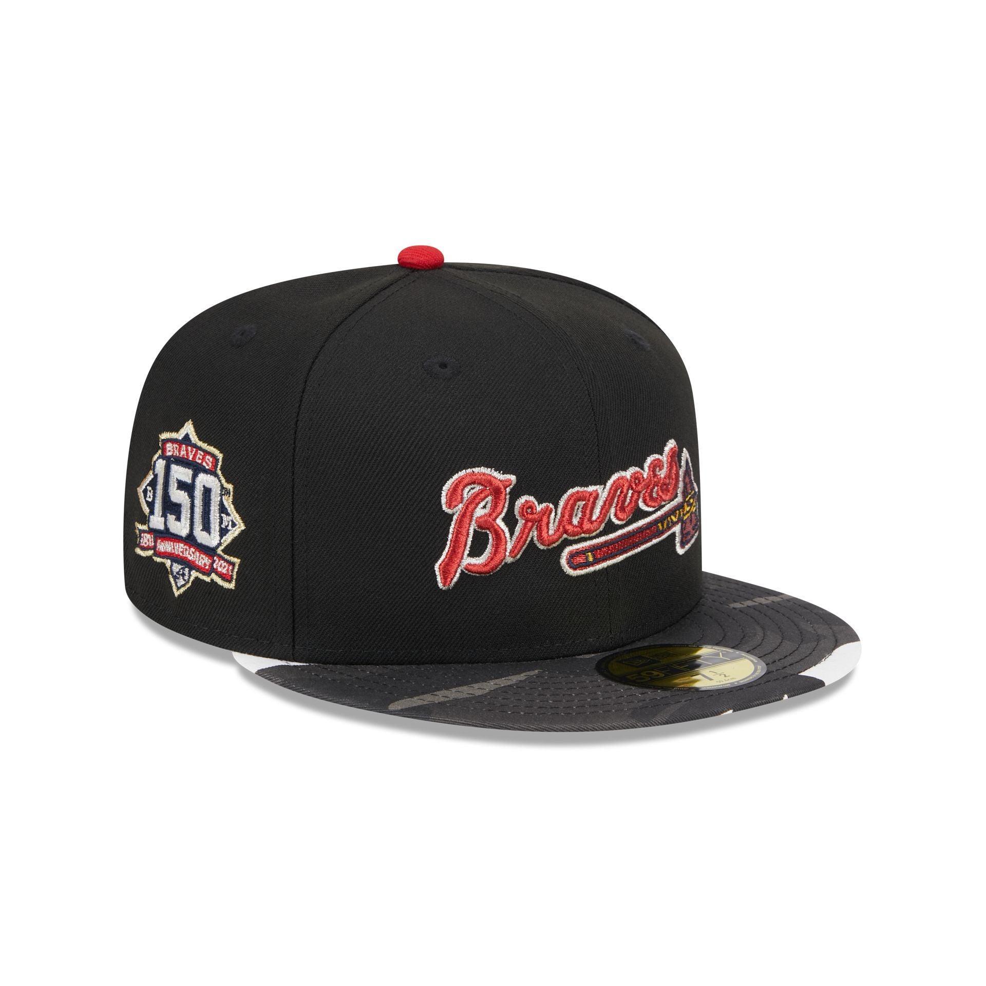 Atlanta Braves Metallic Camo 59FIFTY Fitted Hat Male Product Image