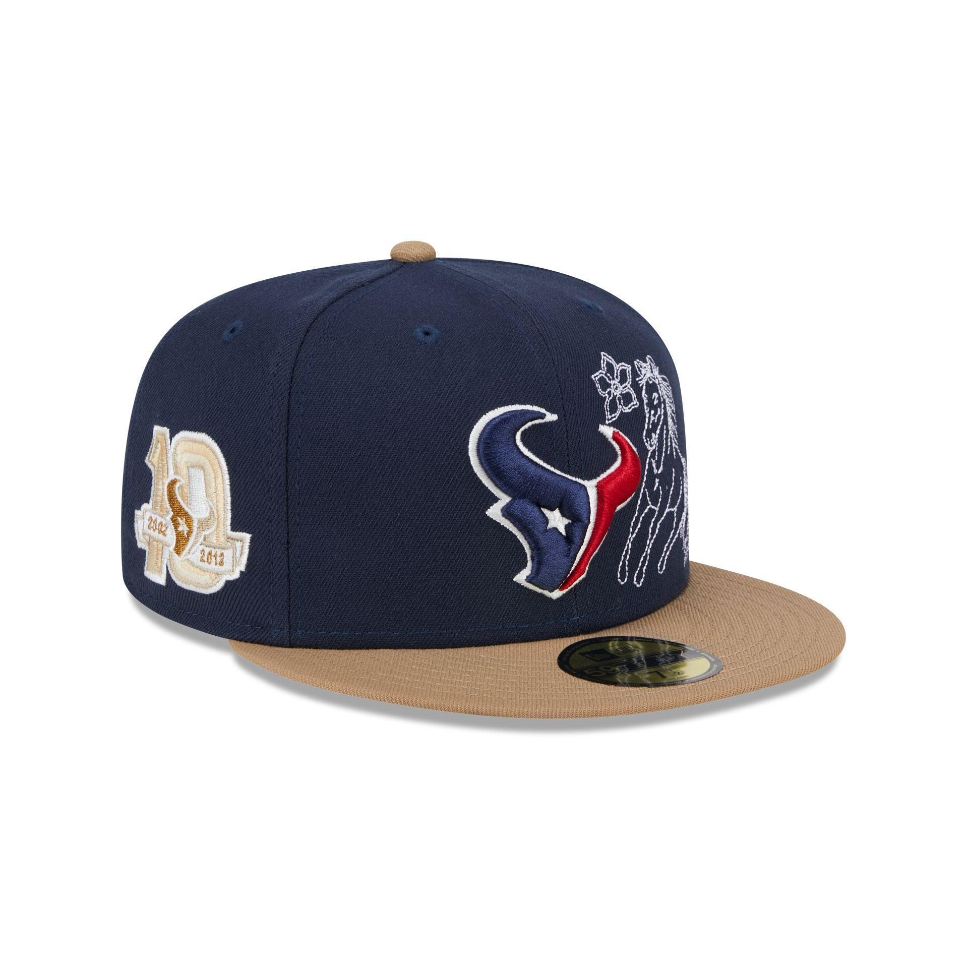 Houston Texans Western Khaki 59FIFTY Fitted Hat Male Product Image