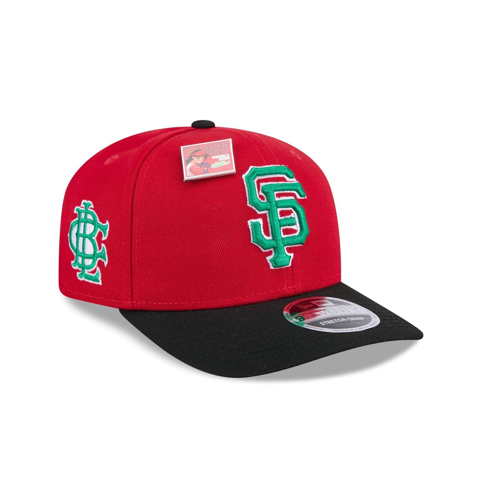 Big League Chew X San Francisco Giants Slammin' Strawberry 9SEVENTY Stretch-Snap Hat Male Product Image