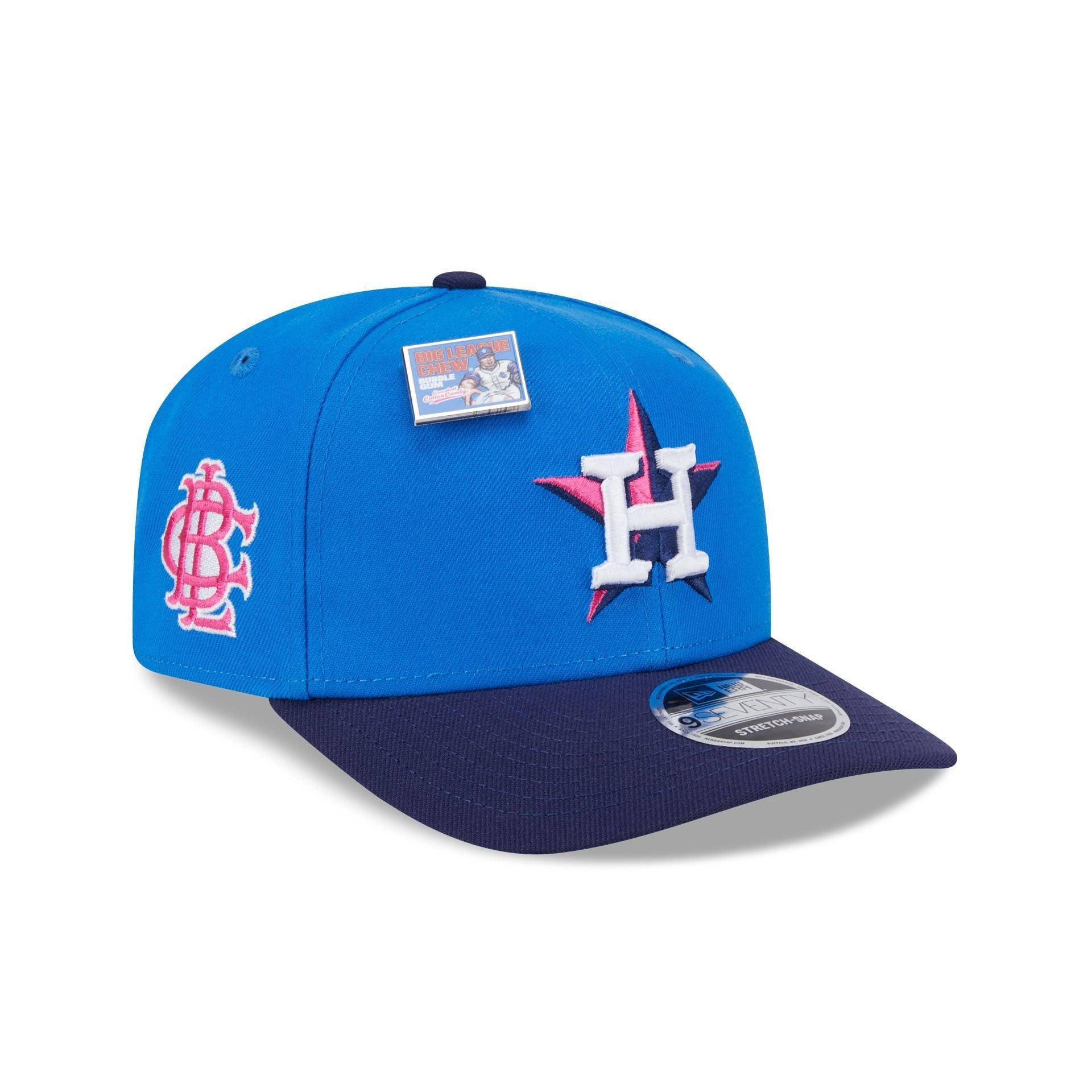 Big League Chew X Houston Astros Curveball Cotton Candy 9SEVENTY Stretch-Snap Hat Male Product Image