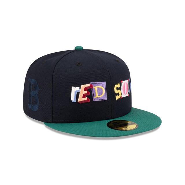 Just Caps Note Pack Boston Red Sox 59FIFTY Fitted Hat Male Product Image