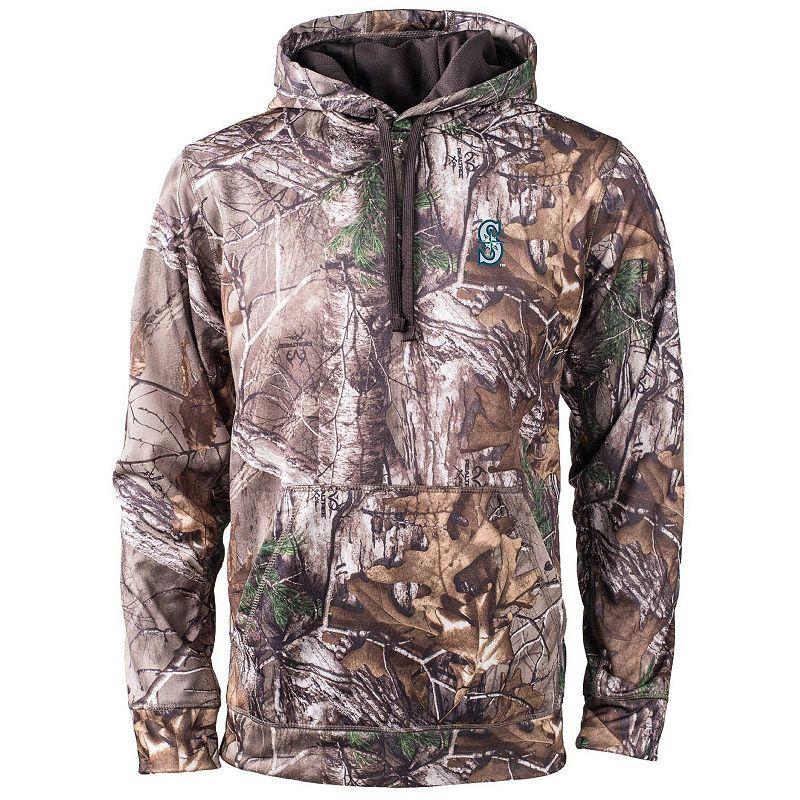 Mens Dunbrooke Camo Seattle Mariners Champion Realtree Pullover Hoodie Product Image