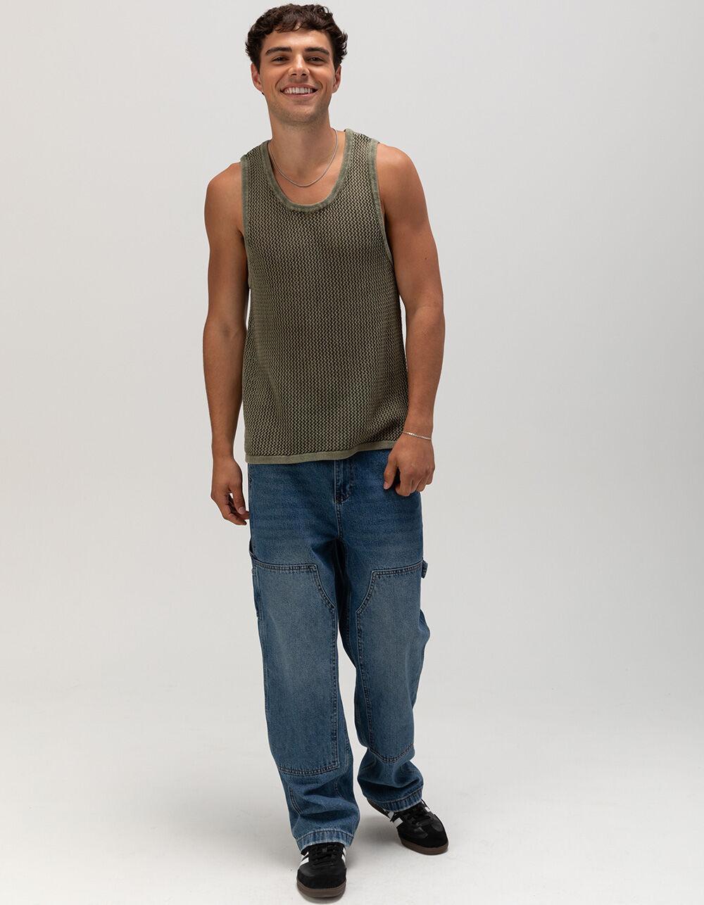 RSQ Mens Crochet Tank Top Product Image