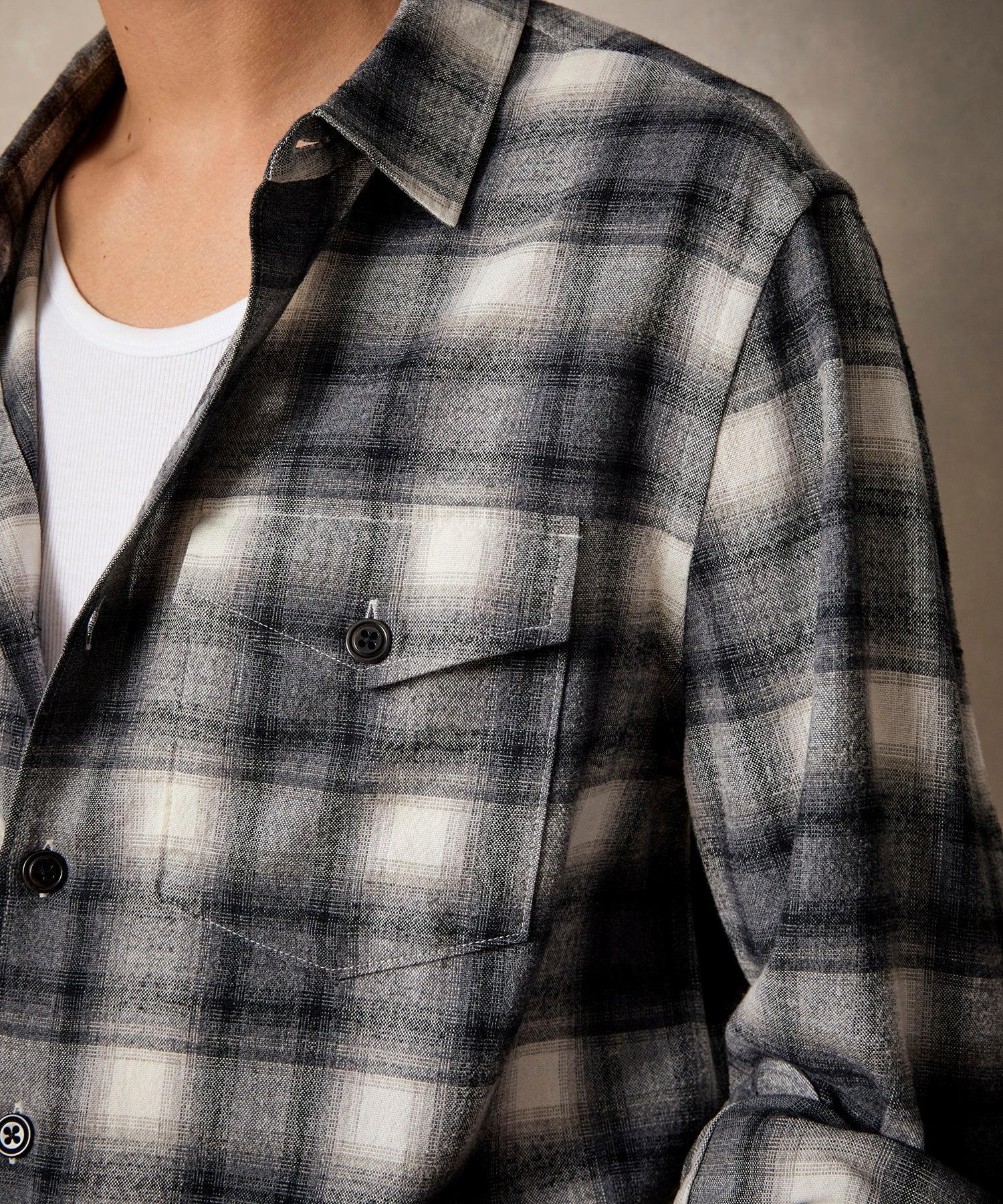 Peached Cotton Lodge Shirt Plaid Product Image