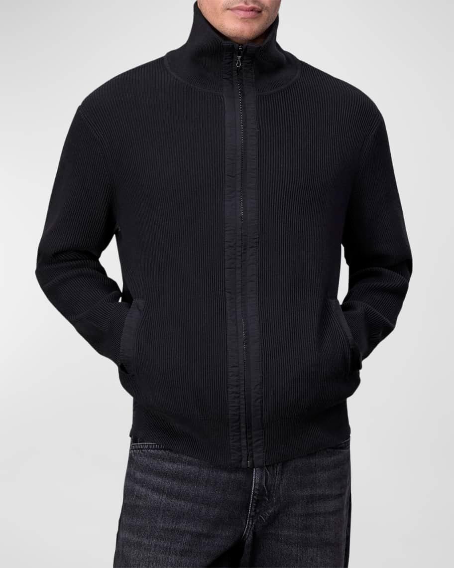 Mens Washed Dexter Andrew Full-Zip Sweater Product Image